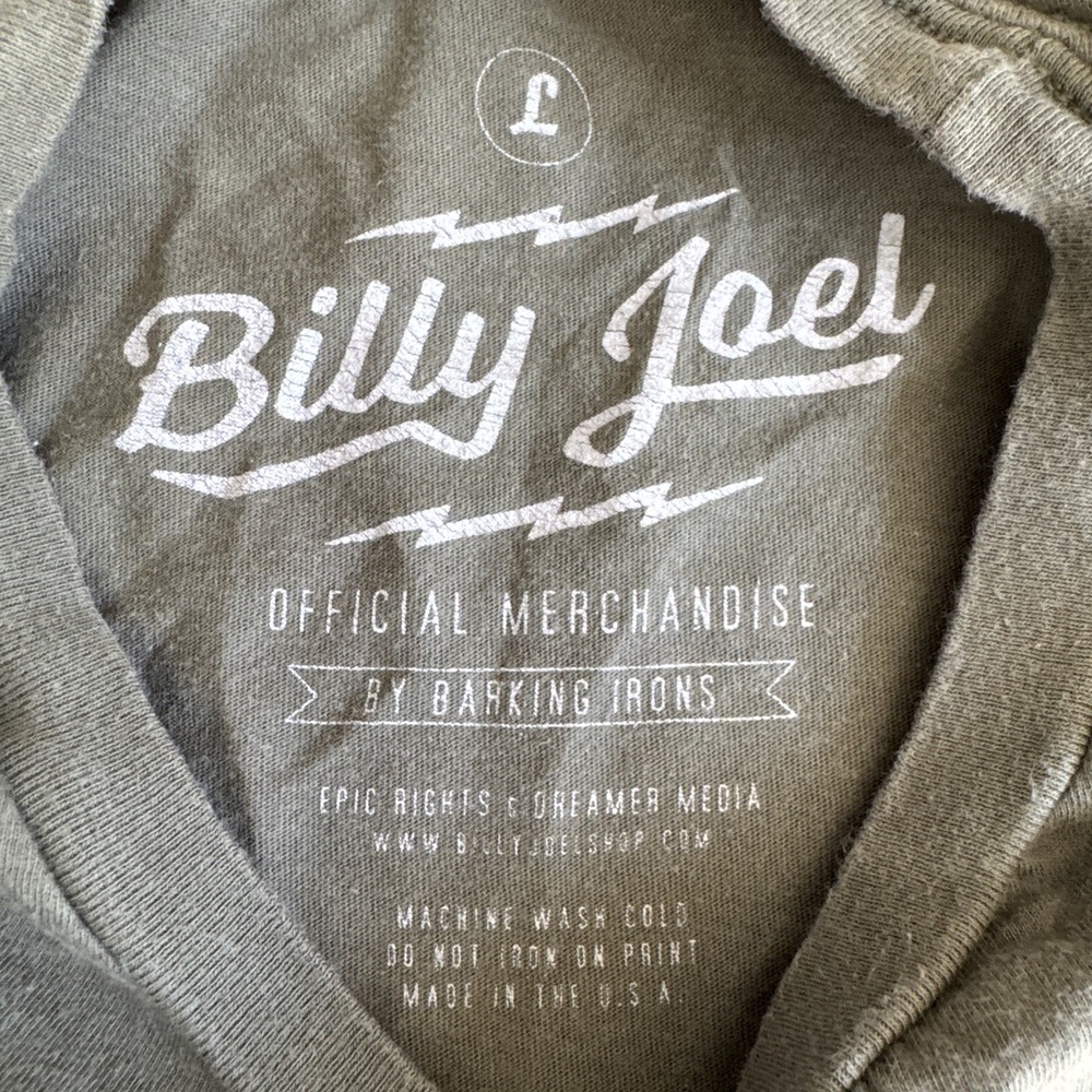 Billy Joel Live At Madison Square Garden NYC Jan 24 2019 Tour Shirt Women's L - Picture 3 of 7